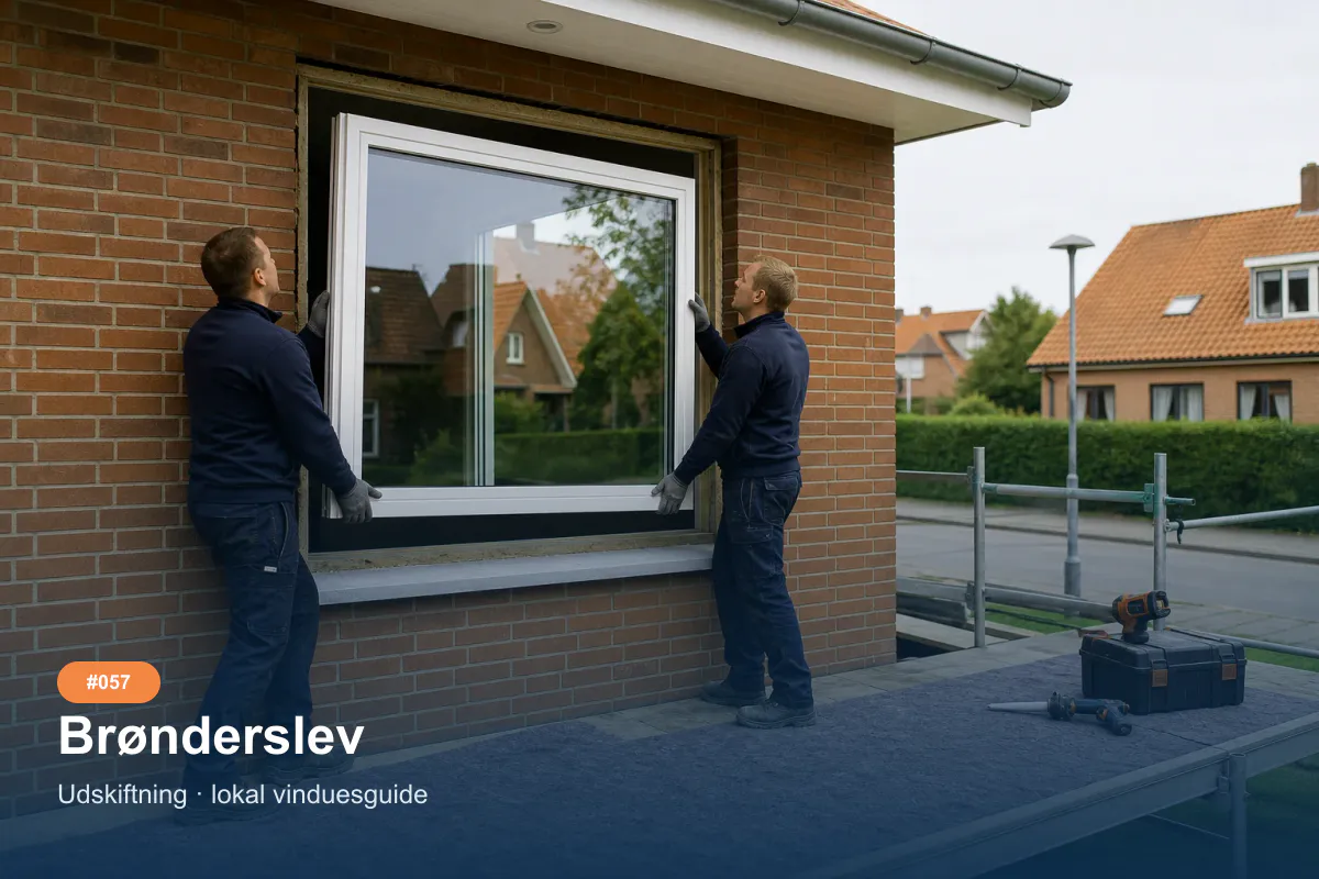 Udskiftning af vinduer som inspiration til et vinduesprojekt i Brønderslev