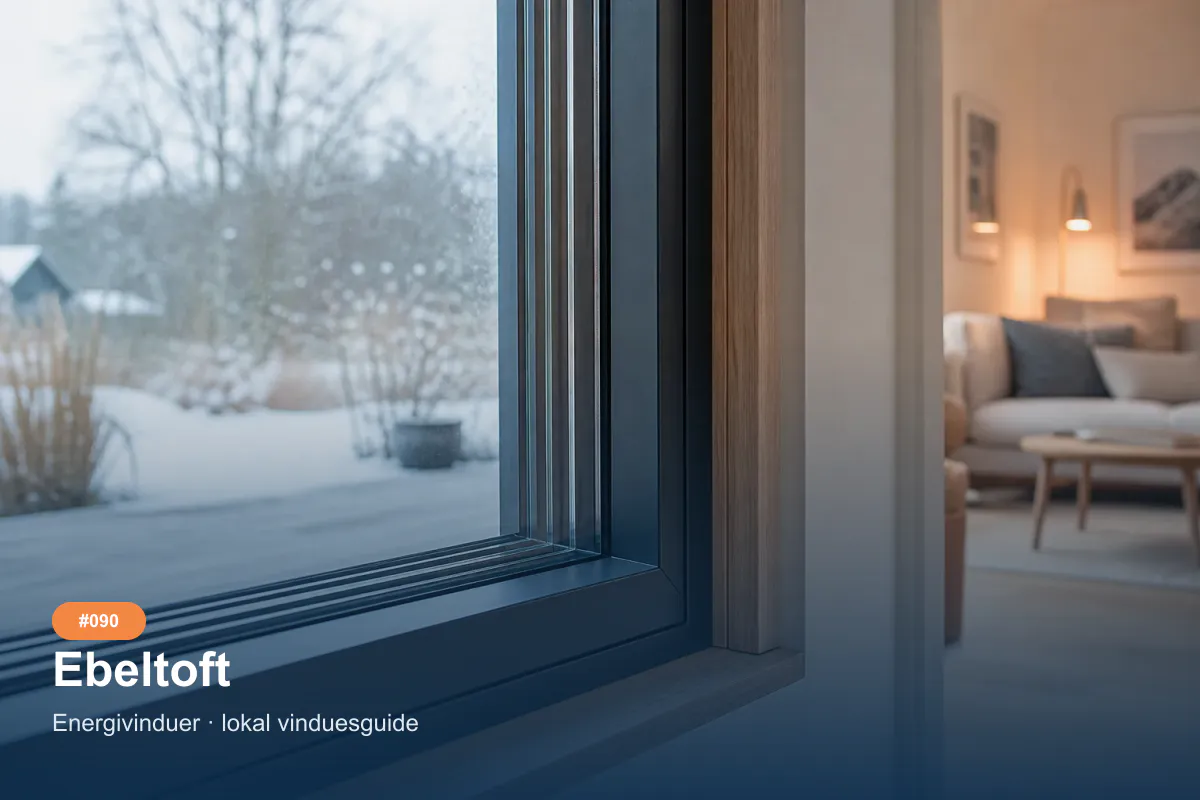 Energivinduer som inspiration til et vinduesprojekt i Ebeltoft