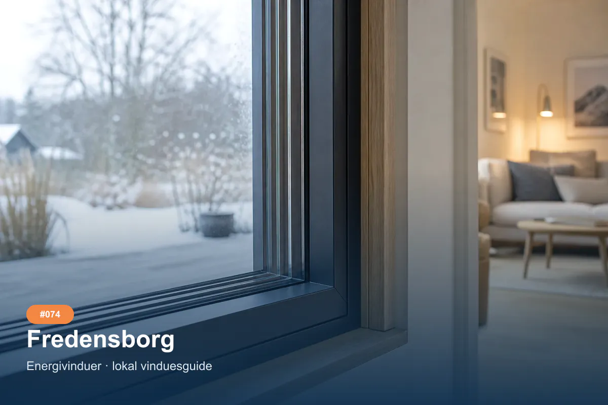 Energivinduer som inspiration til et vinduesprojekt i Fredensborg