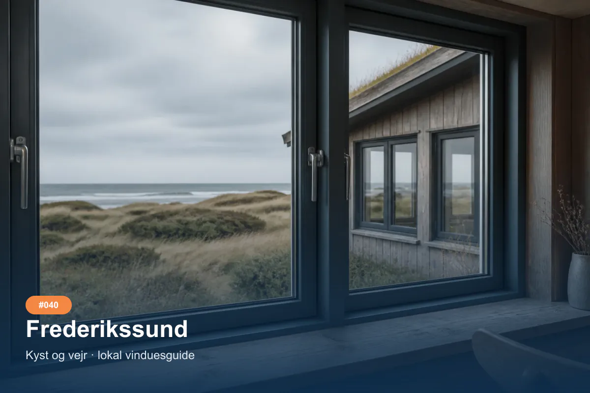 Vejrbestandige vinduer som inspiration til et vinduesprojekt i Frederikssund