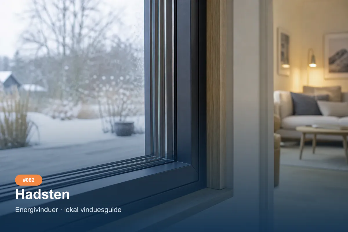 Energivinduer som inspiration til et vinduesprojekt i Hadsten