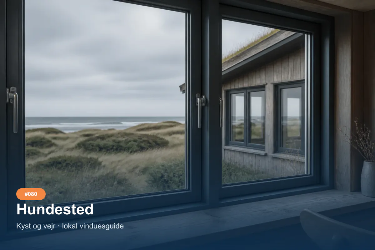 Vejrbestandige vinduer som inspiration til et vinduesprojekt i Hundested