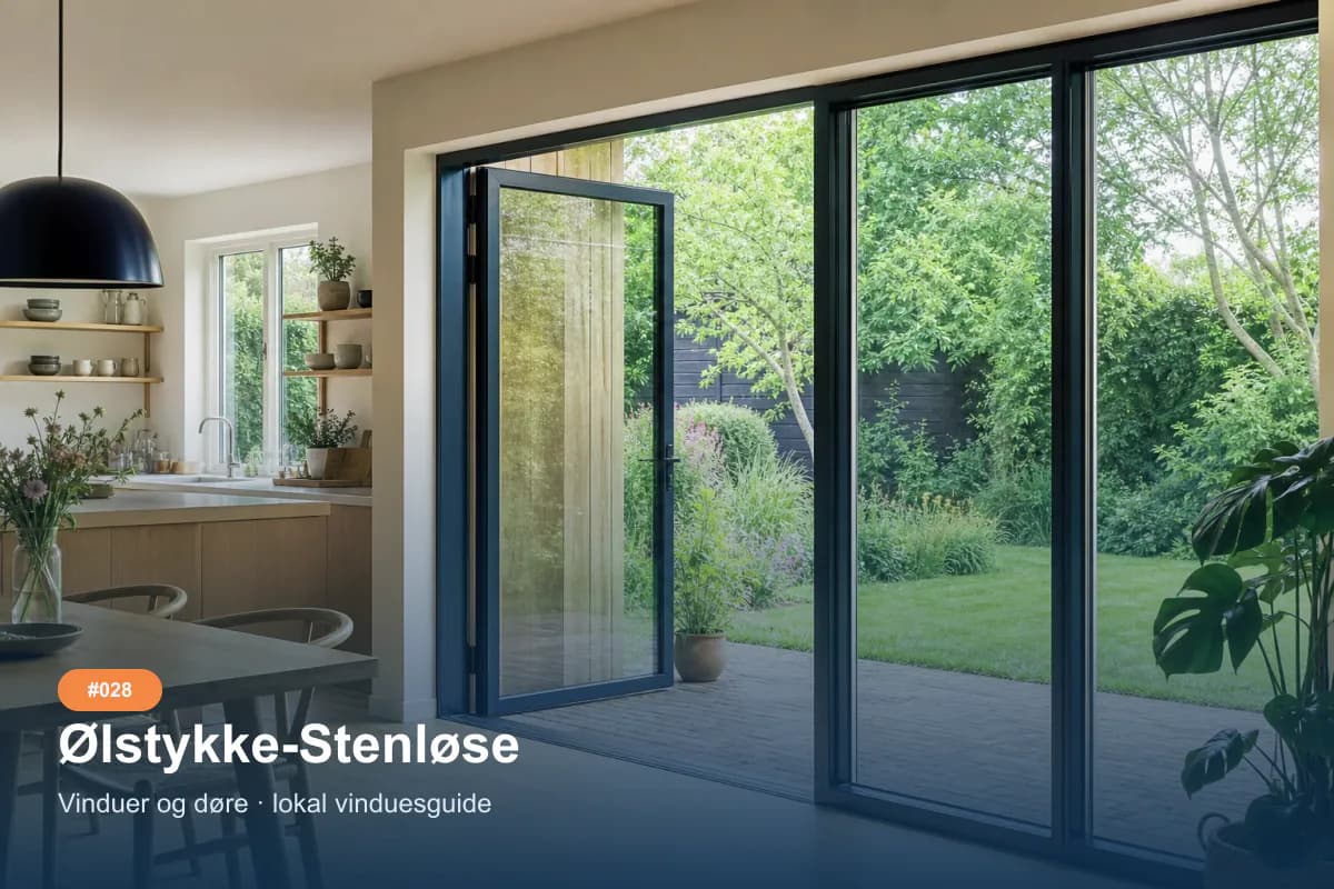 Vinduer og døre som inspiration til et vinduesprojekt i Ølstykke-Stenløse