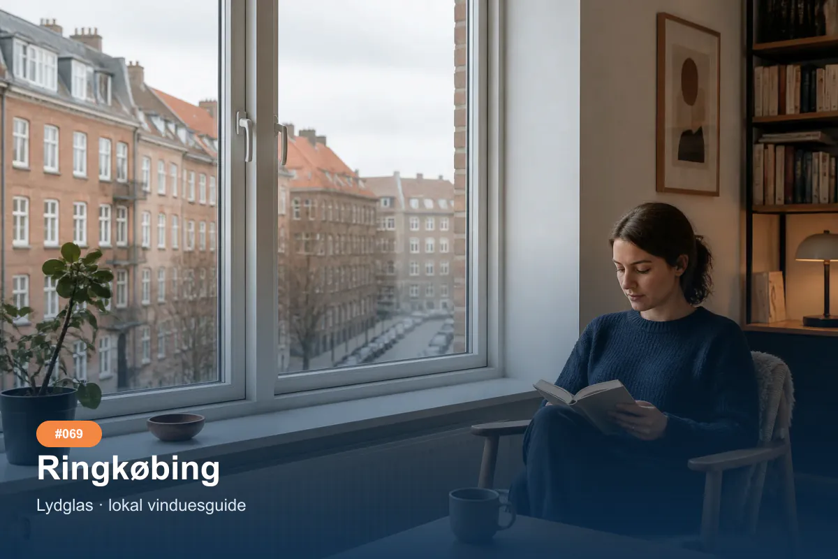 Støjdæmpende vinduer som inspiration til et vinduesprojekt i Ringkøbing