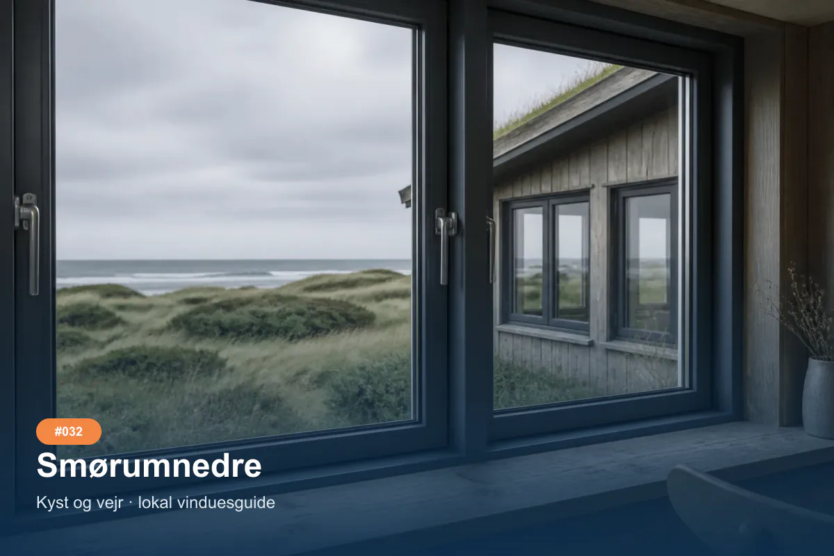 Vejrbestandige vinduer som inspiration til et vinduesprojekt i Smørumnedre