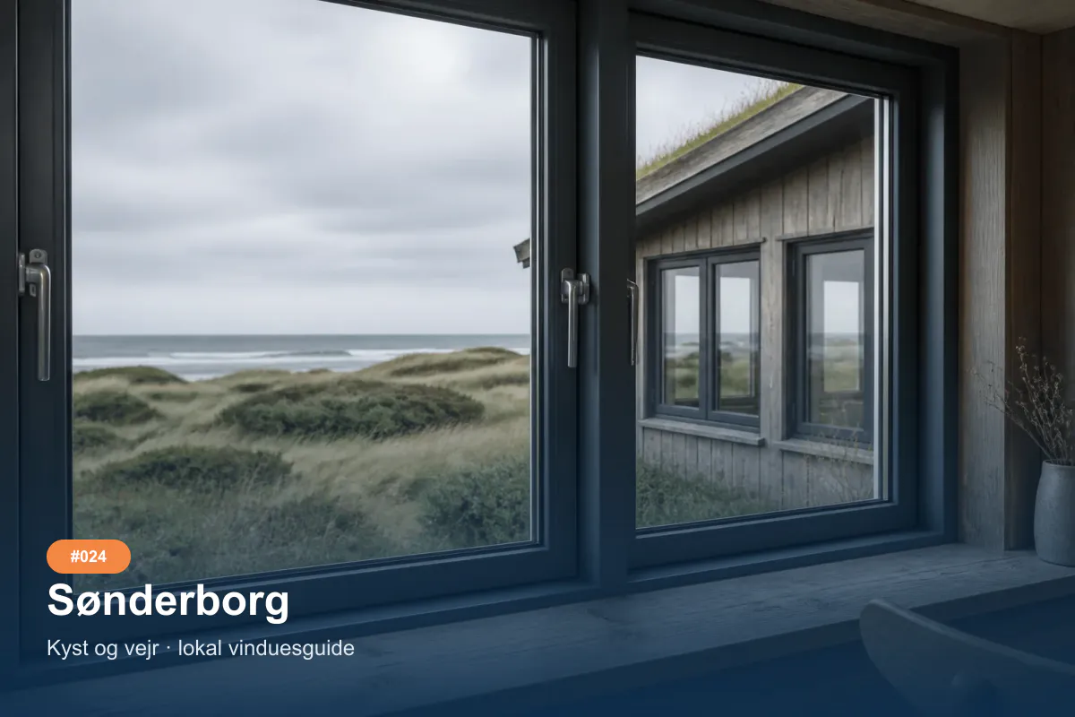 Vejrbestandige vinduer som inspiration til et vinduesprojekt i Sønderborg