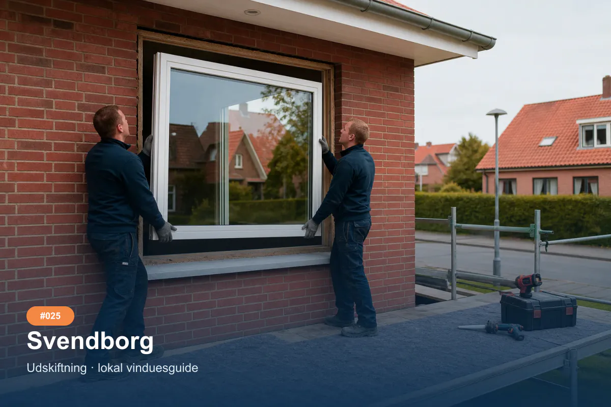 Udskiftning af vinduer som inspiration til et vinduesprojekt i Svendborg