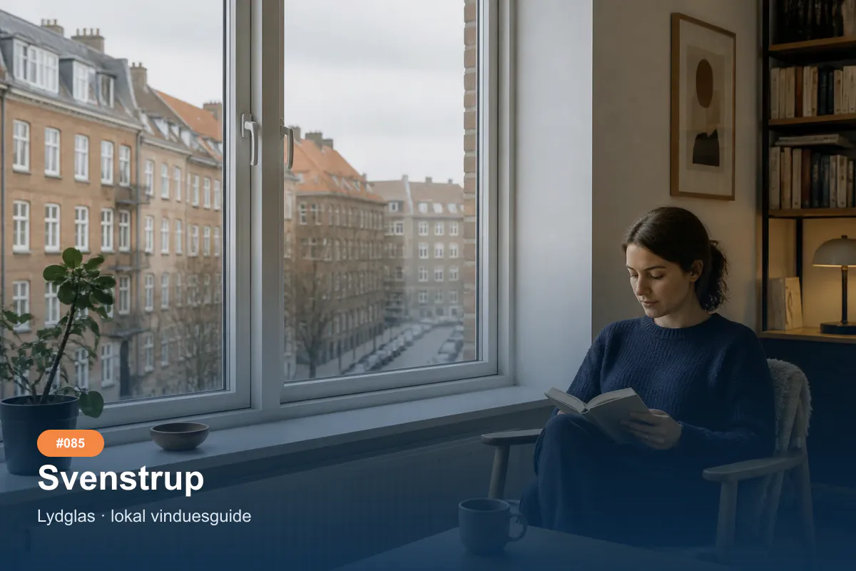 Støjdæmpende vinduer som inspiration til et vinduesprojekt i Svenstrup