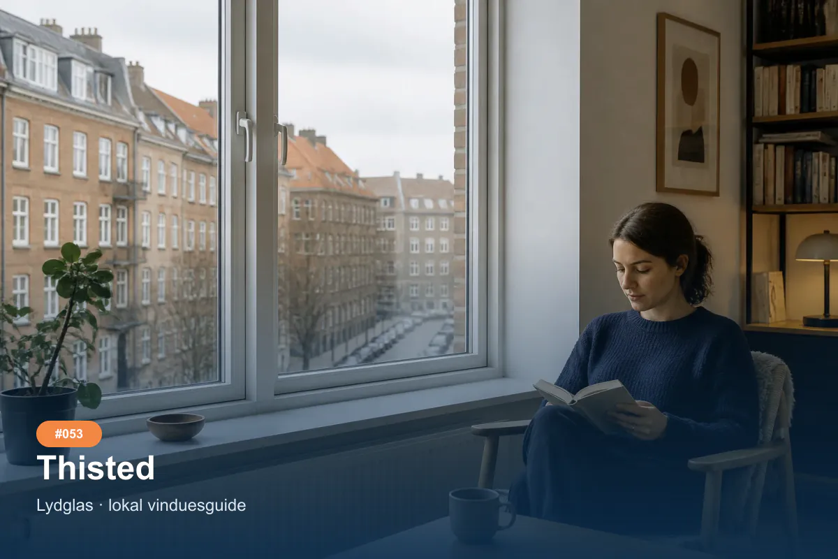 Støjdæmpende vinduer som inspiration til et vinduesprojekt i Thisted