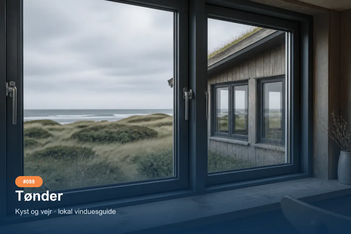 Vejrbestandige vinduer som inspiration til et vinduesprojekt i Tønder